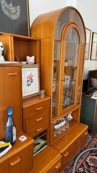 drevenú zachovalú obývačkovú stenu odvoz z Badenu Viedeň - 1