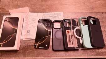 Vymenim iPhone 16 Pro Natural zaruka iStores + skla, obaly