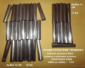 Staré formičky - TRUBIČKY