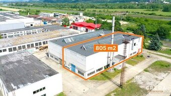 CREDA | prenájom 805 m2 výrobné/skladové priestory, Trenčian