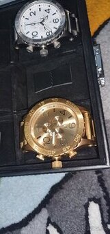 Nixon Zlaté hodinky aj strieborne veľká nad 5cm priemer