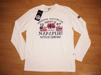 Napapijri pánske tričko s dlhým rukávom