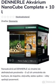 DENNERLE Akvárium NanoCube + 10 l
