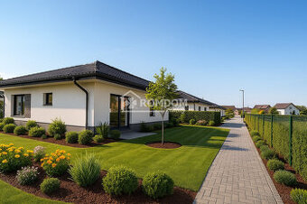 PREDAJ murovaný 4-izbový bungalov (dom 1), Láb, okr. Malacky