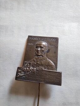 odznak pripomínajúci Karola Kuzmányho - I.republika