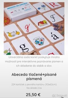 Kartičky Abeceda