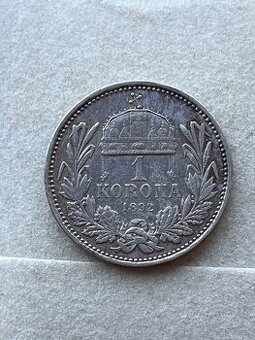 Predám vzácnu 1 korunu 1892 kb