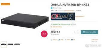 Dahua NVR4208-8P-4K Videorekordér IP sieťový 8-kanál