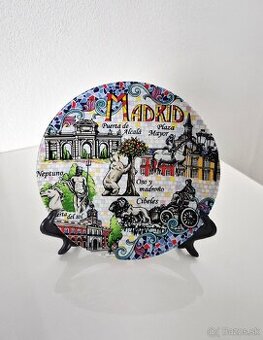 Madrid - dekoratívny porcelánový tanier
