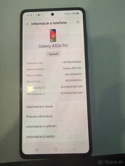 SAMSUNG A52S 5G -NOVÁ BATÉRIA