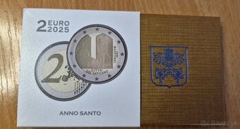 2 euro minca proof Vatikán 2025 svatý rok 2026