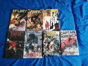 Captain America, Fury, Banda, punisher