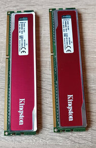 Predám ramky Ramky Kingston HyperX 8GB DDR3 (2x4GB)