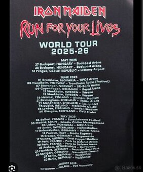 Iron Maiden Bratislava 01.06.25