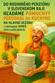 Pomocná sila v kuchyni - SLovenský raj - Dedinky