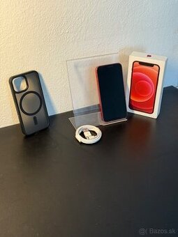 Predám Apple iPhone 12 Mini 64GB RED Stav Nového Telefónu