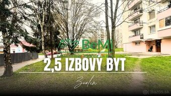 2,5-izbový byt, 64m2, balkón,  Zvolen