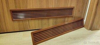 Vetracia mriežka HACO VM DH dverná 500x90 mm plastová hnedá