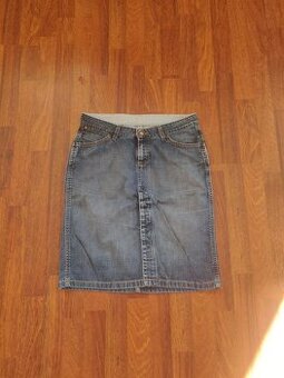 Džínová sukně Wrangler – klasický střih – míry viz foto