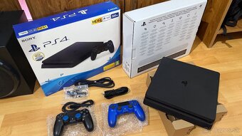🎮 PlayStation 4 Slim – 500 GB + 2 ovládače + handsfree