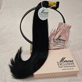 🖤 Mireze - I Tip predĺženie vlasov #1 Čierna