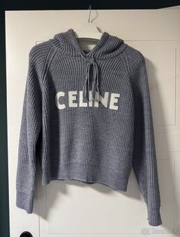 CELINE grey wool hoodie