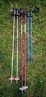 Lyžiarske palice + lyžiarska prilba