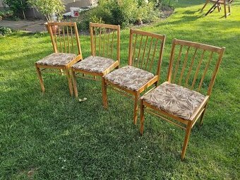 4 ks retro stoliciek