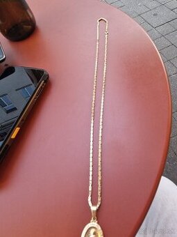 Královský vzor  zlatá  retiazka 14ct 585 puncovana