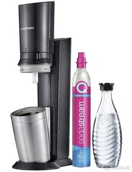 SodaStream Crystal 3.0 + sklenená flaša 0.615 L + bombička