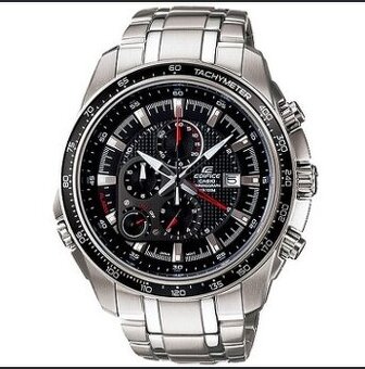 Predám CASIO Edifice Chronograph EF-545D-1A – nerezová oceľ