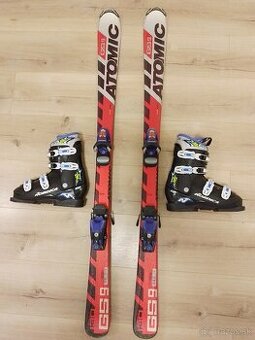 Lyže 2 sety 130 a 180cm.