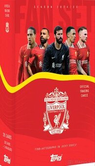 Futbalové karty Topps fan set Liverpool 2024/25