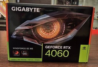 Nová GIGABYTE GeForce RTX 4060 WINDFORCE OC 8G