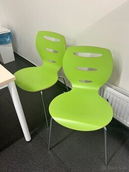 Zelená jedálenská stolička (6ks)