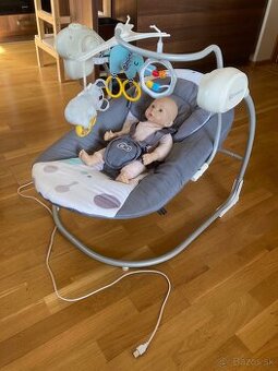 Hojdacie lehátko Minky pre bábätká 0 - 9 kg