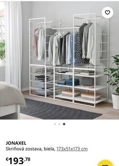 Šatníkova zostava JONAXEL IKEA