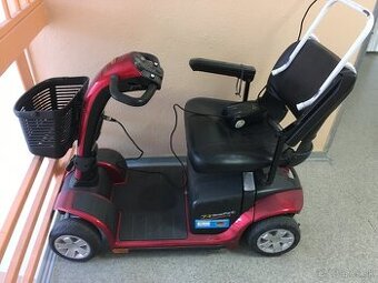 Elektricky skúter Practi Comfort – štvorkolesový s košom