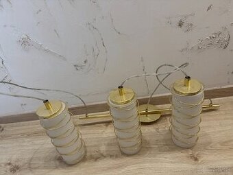 Zlaté závesné svietidlo