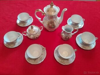 Čajový a kávový servis Tri grácie KAHLA GDR.