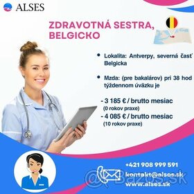 Zdravotná sestra, Antverpy Belgicko