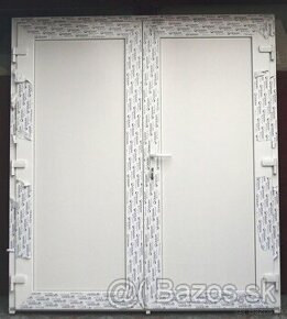 Predám vchodové dvojkrídlové dvere 191cm x 210cm - 1