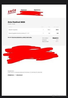Predám lístok na Zrce Festival 2025