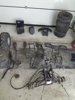 Predam motory a diely na štvorkolky, nápravy,
