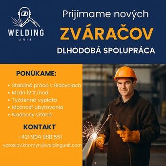 DLHODOBÁ PRÁCA – Zvárač CO2