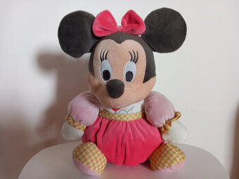 Plyšová sediaca myška Minnie, nehraná - výška 32 cm