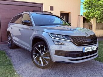 Kodiaq Sportline 4x4✅ODPOČET✅Nardo Grey Virtual Pano Webasto