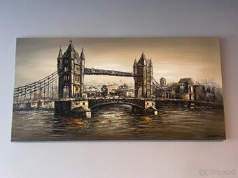 Malovany obraz na platne Towerbridge