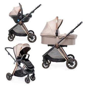 TOURAGOO Styx Set Rosegold Beige kombinovaný 3in1 kočík