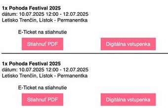 Pohoda 2025